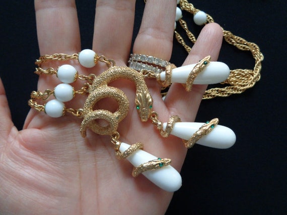 Amazing Rare Vintage VENDOME Jewelry Gold Plated … - image 4