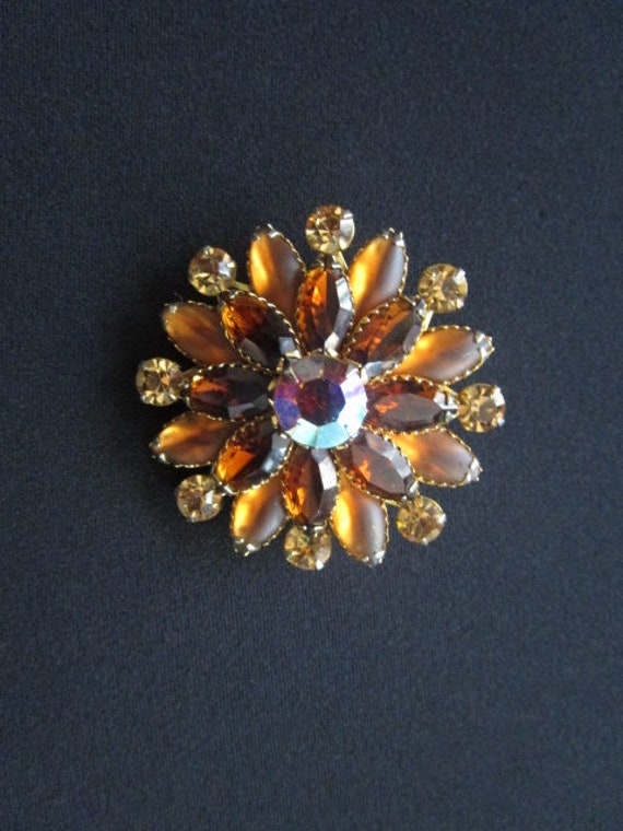 Mesmerizing Vintage JUDY LEE Jewelry Orange  Citr… - image 4