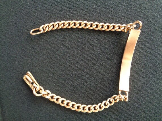 Classic Vintage WELLS 1 20 12K G.F. Yellow Gold Filled Curb Link