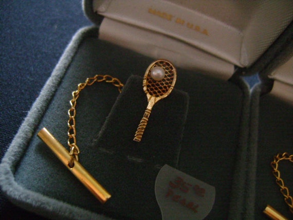 ANSON Men Jewelry Accessories Cute Tennis Racket … - image 6