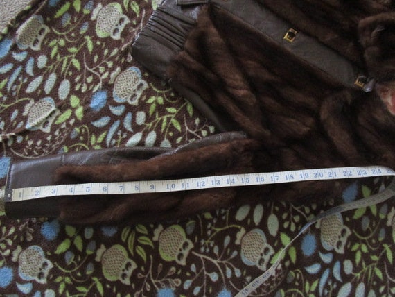Classic Vintage Chocolate Brown Color Genuine Rea… - image 8