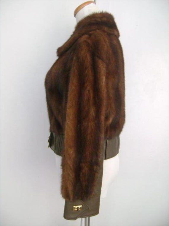 Classic Vintage Chocolate Brown Color Genuine Rea… - image 4