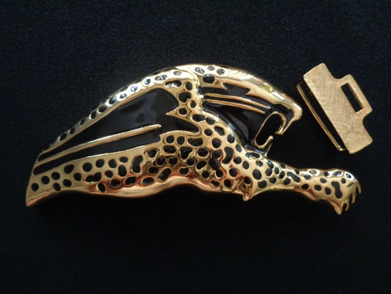 Striking DOTTY SMITH Leopard Puma Jaguar Buckle G… - image 10