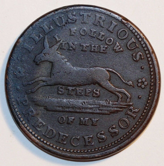 Antique Hard Times Token Executive Experiment 1837 Fiscal Agent