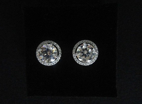 4.30 Carat Total Center Stone 2Ct 8 MM Each .30Ct… - image 9