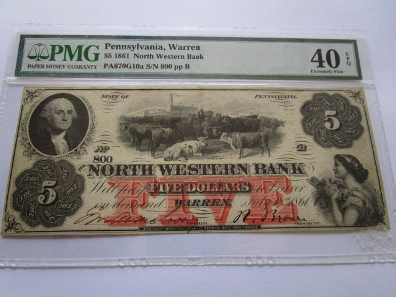 American Coin Treasure The Obsolete Currency Collection 1, 2, 5, Bills