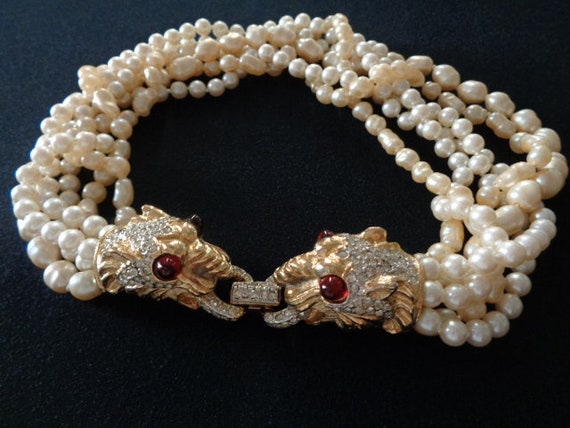 DONALD STANNARD Jewelry Baroque Imitation Pearls … - image 4