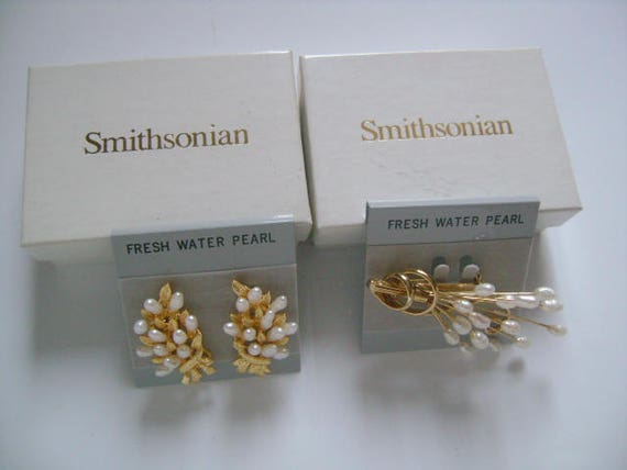 Vintage Smithsonian Institution Jewelry Lovely Go… - image 4