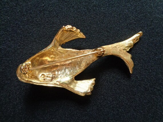 Figural Fish Jewelry Exotic Sea Animal Good Luck Fortune Figural Fish Jewelry Exotic Sea Animal Good Luck Fortune