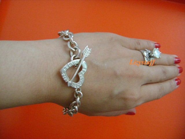 Vintage 1984 Tiffany & Co Italy Sterling Silver Heart and