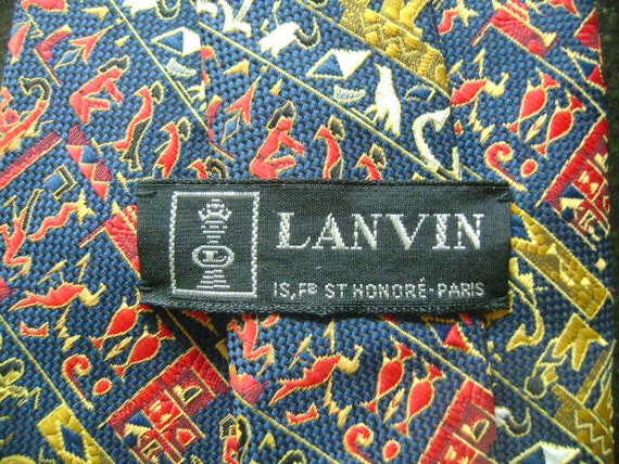 Rare LANVIN ST Saint Honore Paris Ancient Egyptia… - image 8