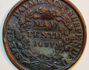 1837 Hard Times Token HT66 May Tenth Specie Payments