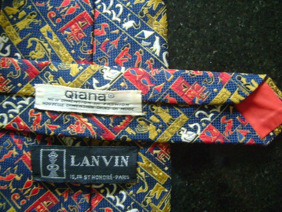 Rare LANVIN ST Saint Honore Paris Ancient Egyptia… - image 9