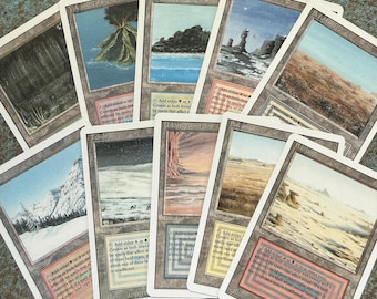MTG - Magic the Gathering - Revised - Badlands Dual Land
