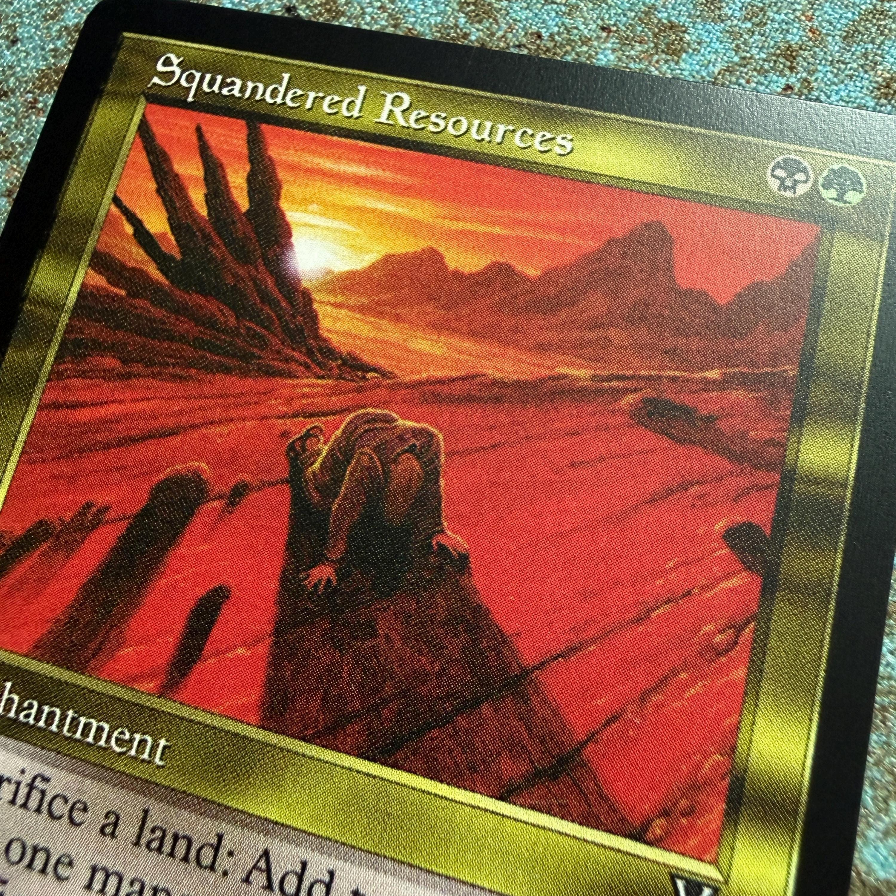 Squandered Resources Mtg - Etsy