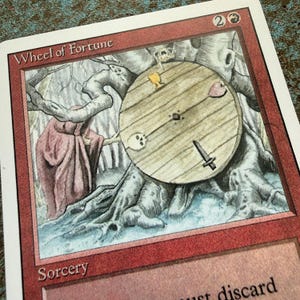 Wheel of Fortune MTG custom playtest card Unlimited