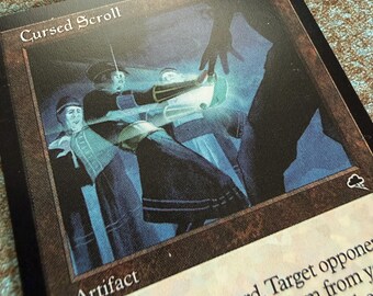 Cursed Scroll MTG custom playtest card Tempest
