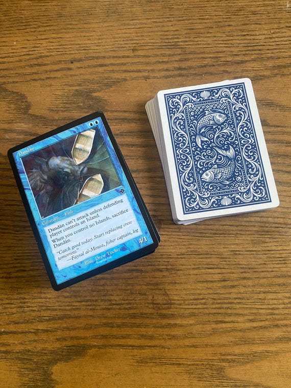 ダンダーン（Forgetful Fish）デッキ＋調整用カードセット Custom Retro Forgetful Fish / Dandan 106 Card Deck With Sideboard