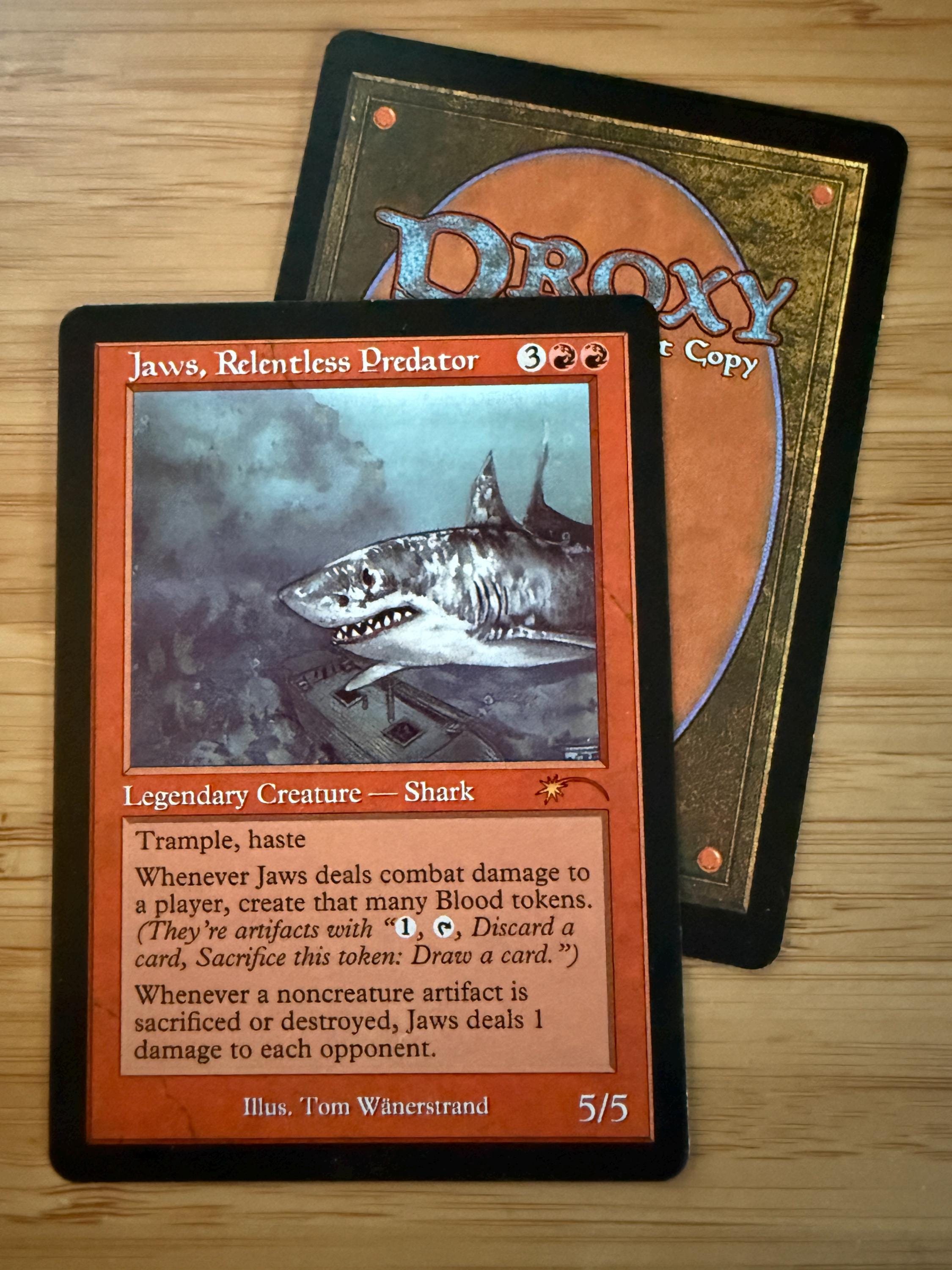 Jaws Mtg Proxy - Etsy