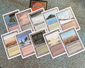 MTG - Magic the Gathering - Revised - Badlands Dual Land