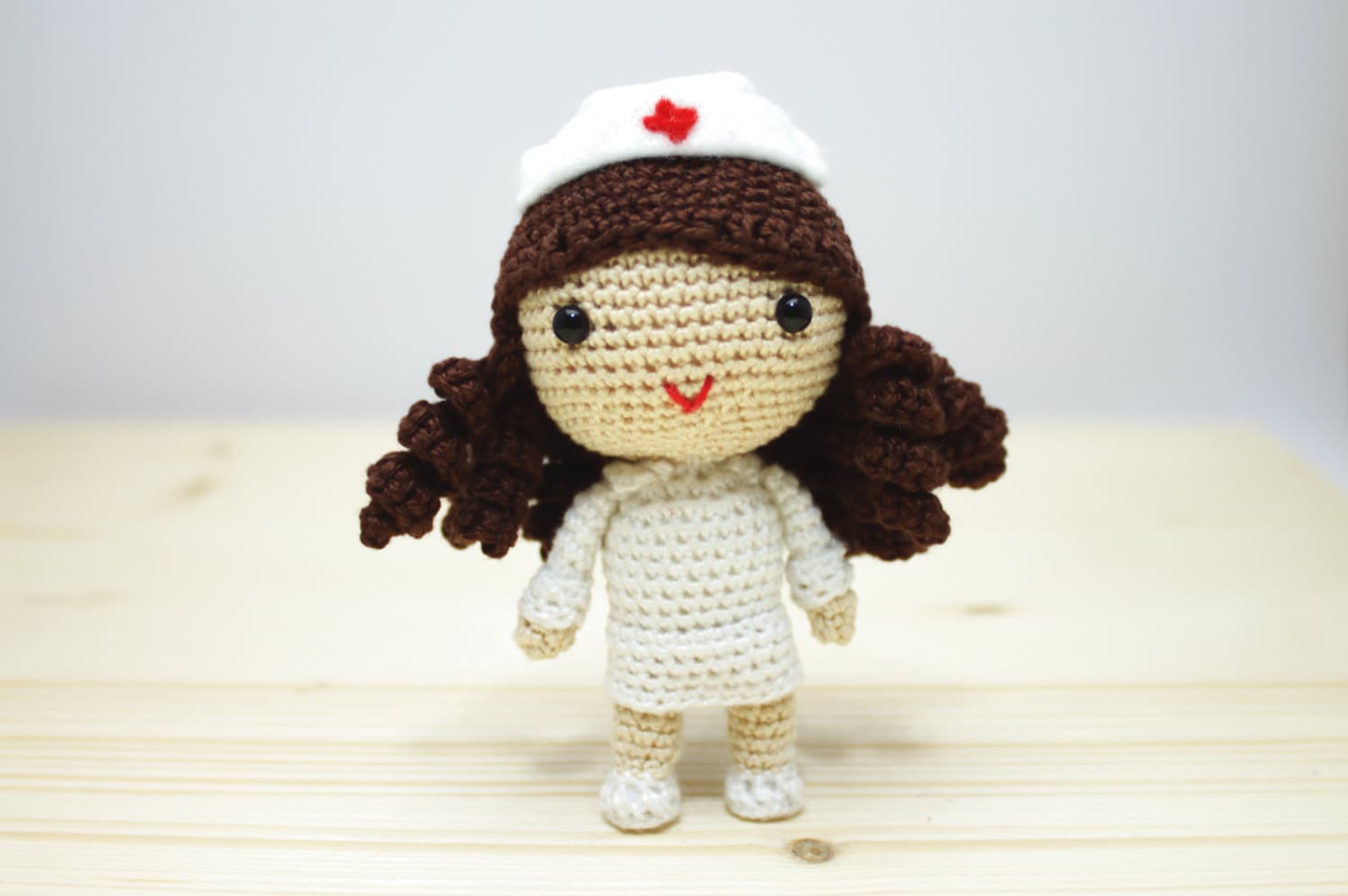 Amigurumi Crochet Nurse Doll Handmade MADE TO ORDER Etsy