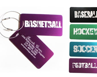 Personalized Metal Luggage Tags, - Laser Engraving