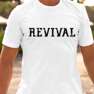REVIVAL T-shirt, Spread the Word T-Shirt, Christian Tee, Spiritual T-Shirt, Jesus T-Shirt, Church Revival Tee
