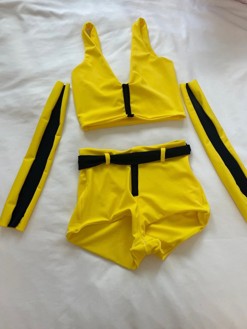 Kill Bill Costume Kill Bill Movie Costume Kill Bill Two Piece Set ...