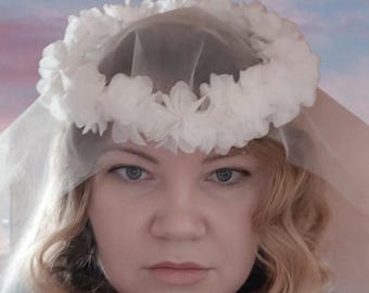 Bridal wreath head accessory