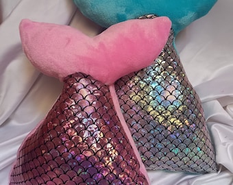 Handmade Mermaid Tail Cushion: Scaly Kids Room Decor