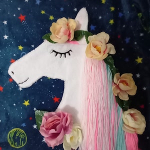 Unicorn bow holder for bows, hairpins, hair clips
