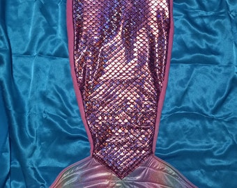 Mermaid Tail Blanket-Handmade Siren Cocoon Wrap-Fantasy Mermaid Gift for Kids &Adults-Cosy Ocean Blanket-Magical Birthday Present