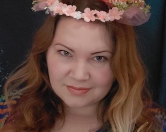 Flower Fairy wreath head accessory