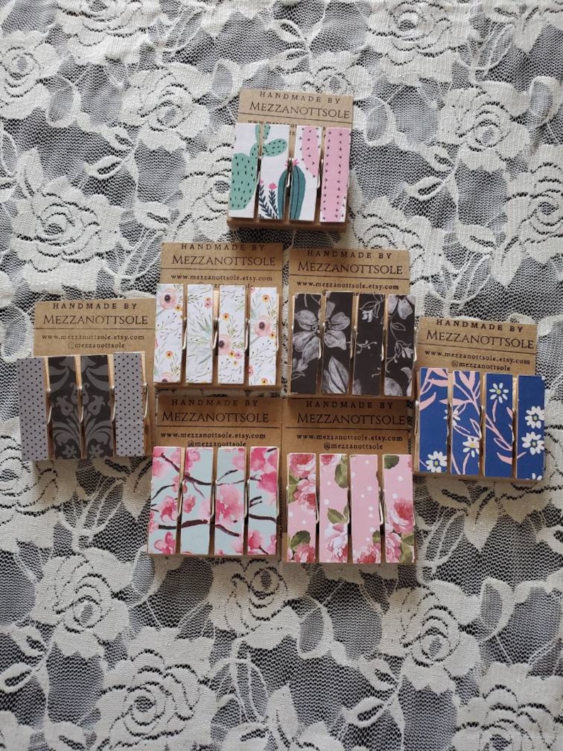 Clothes Pins Clothespins Paper Clip Refrigerator Etsy