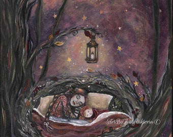 Autumn&#39;s slumber art print