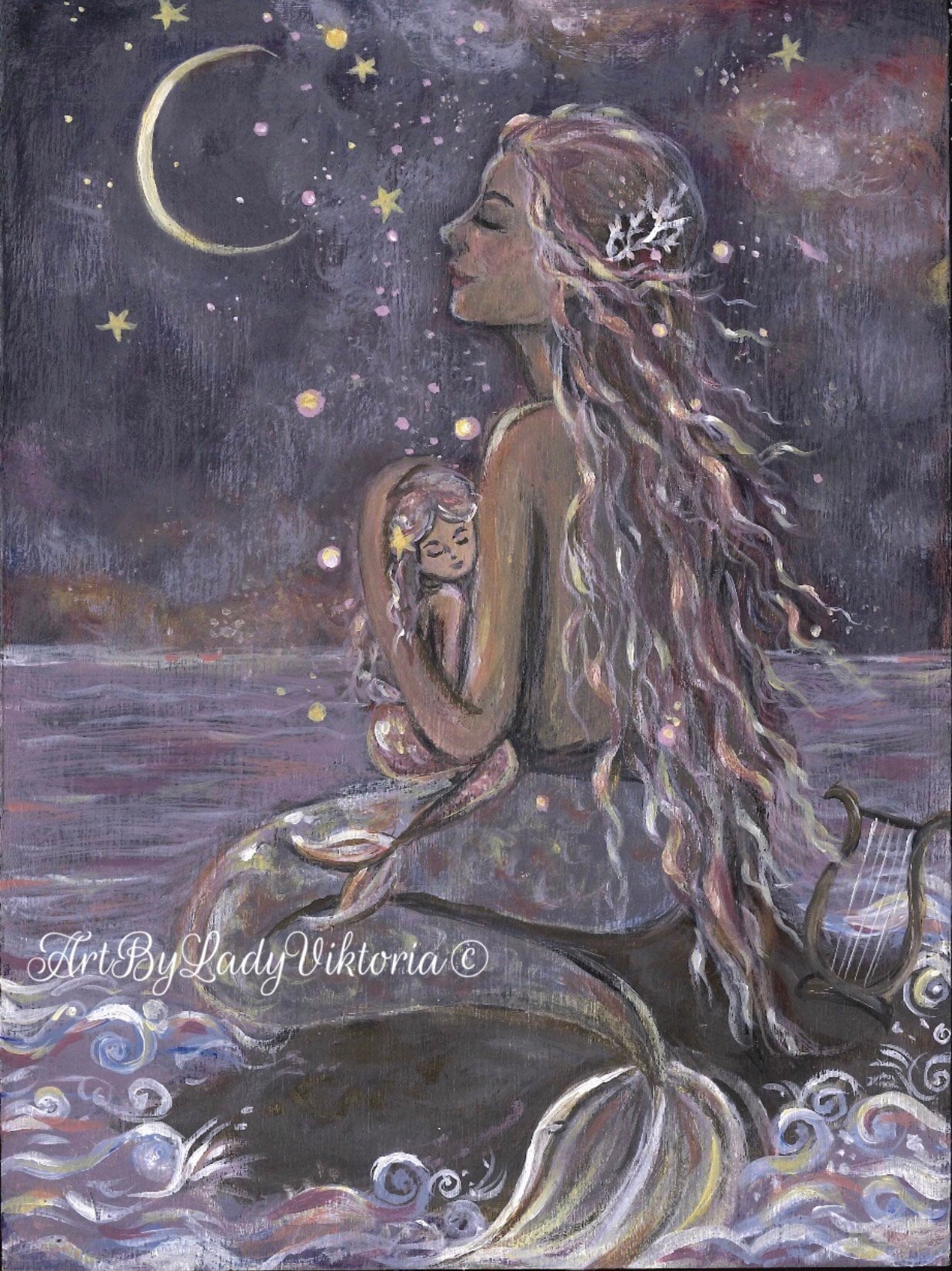Stampa artistica "Ninna nanna del mare"