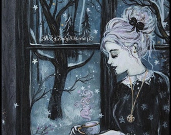 Making Sugarplum Tea art print