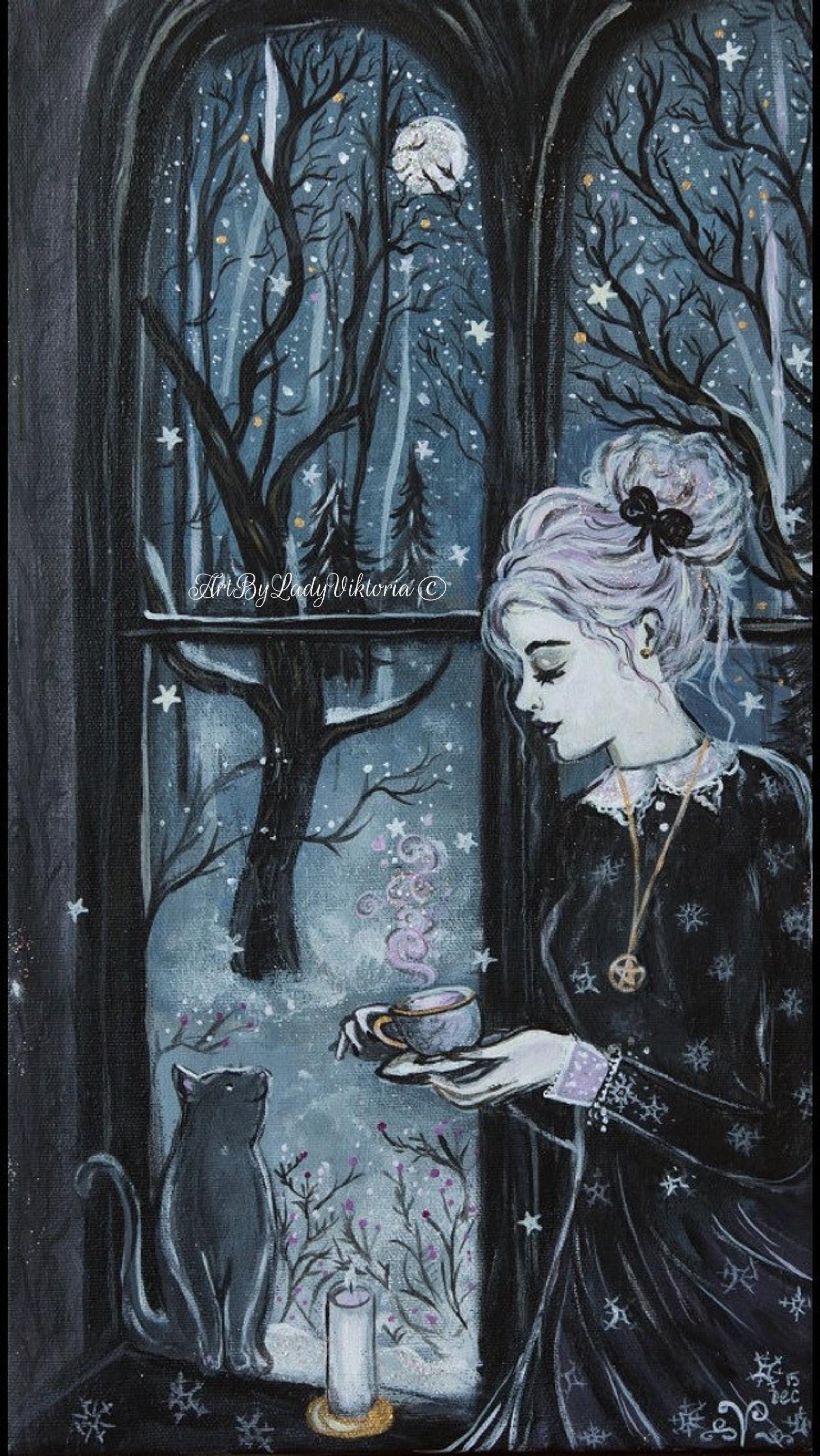 Making Sugarplum Tea art print