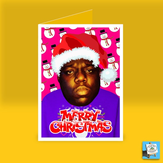 NOTORIOUS BIG Christmas Card BIGGIE Smalls Multibuy Etsy