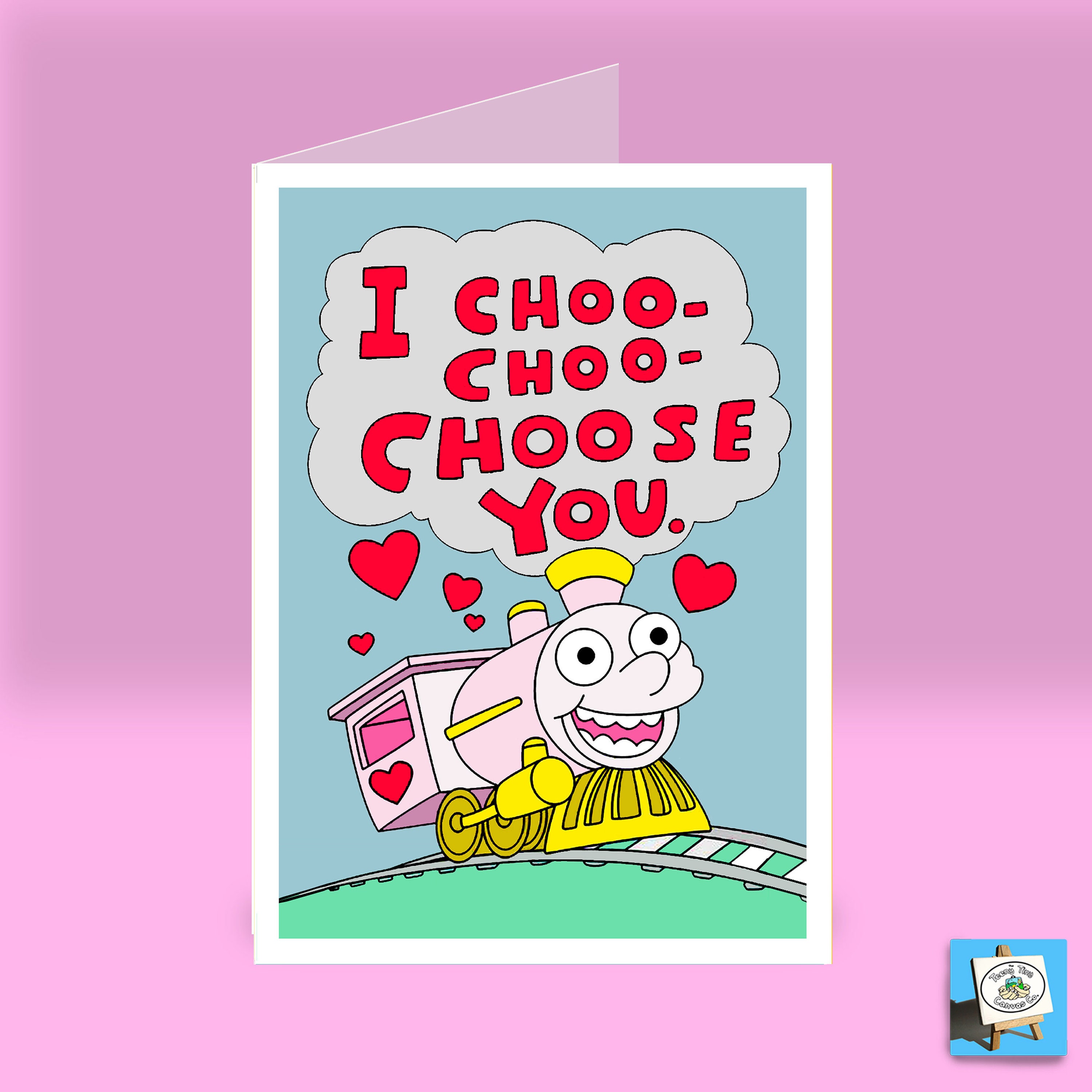 Valentines Card SIMPSONS Choo Choo Choose You - Boyfriend Girlfriend …