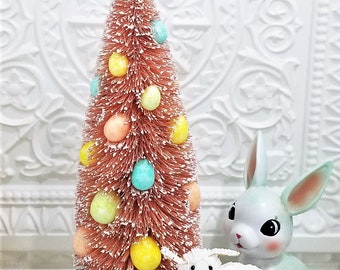 Bottle Brush Easter Decor