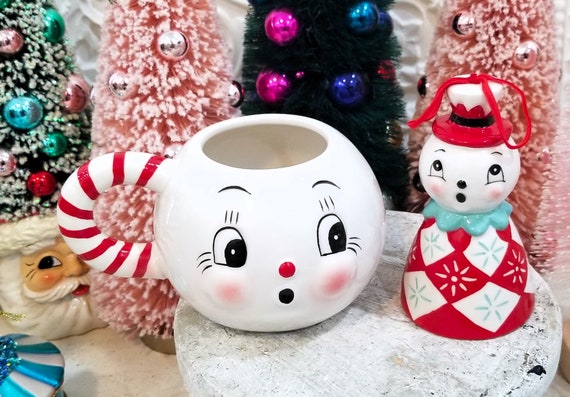 Carnival Cottage Johanna Parker Snowman Mug & Bell Ornament Set