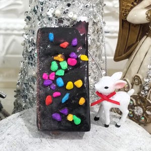 Yummy Cosmic Glass Brownie Christmas Ornament Little Debbie - Personalized Gift