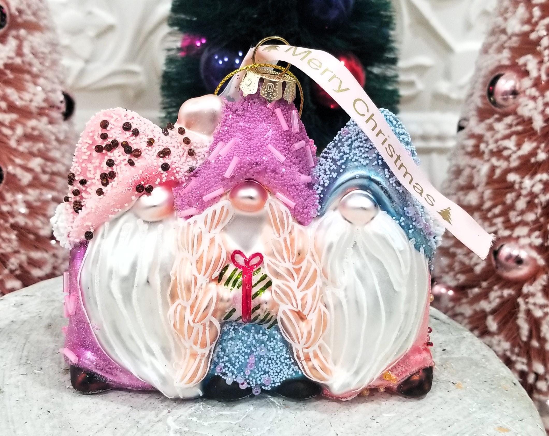 Blown Glass Candy Gnome Christmas Ornament Bakery Sprinkles Candyland ...