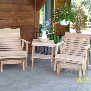 Amish Crafted 2&#39; glider combo