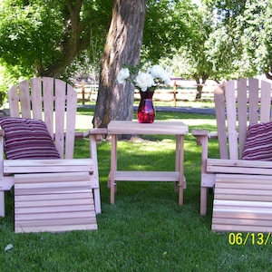 Adirondack Combo w/Ottoman