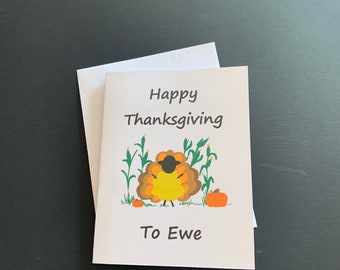 Happy Thanksgiving to Ewe