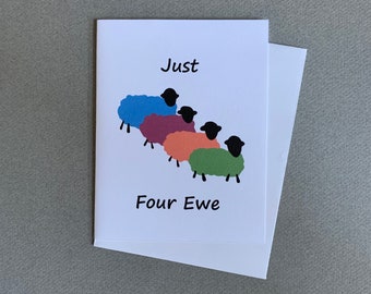 Just Four Ewe