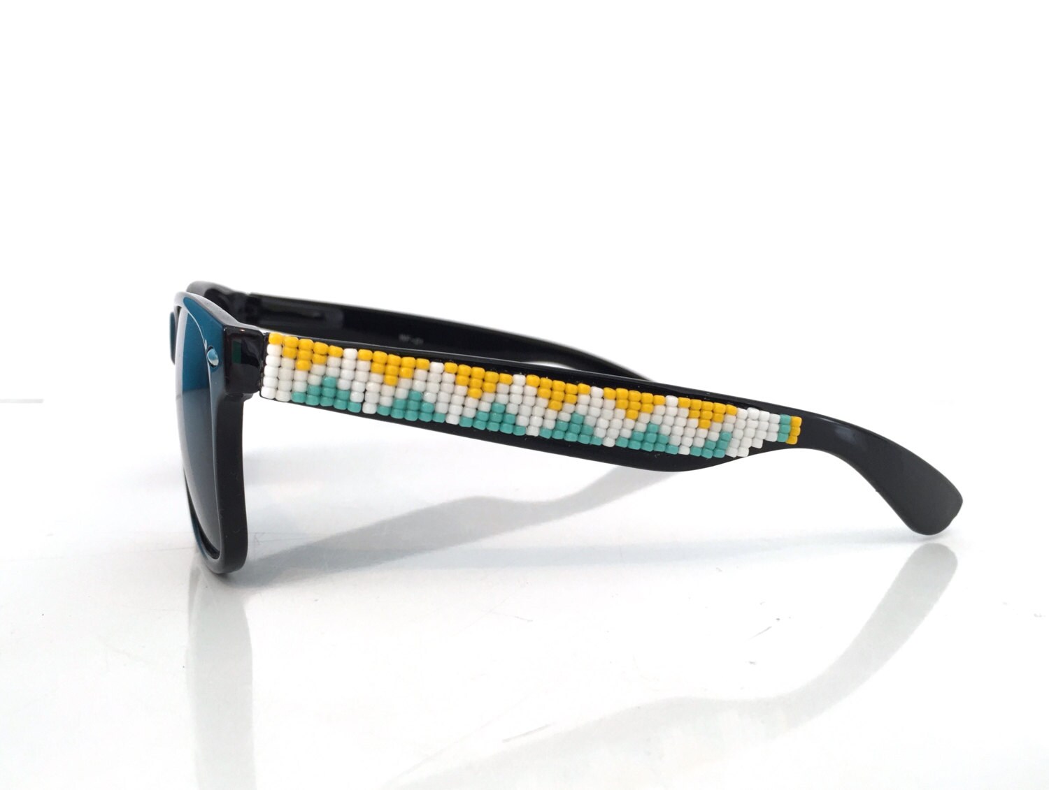 Beaded Sunglasses Yellow \u0026 Turquoise 