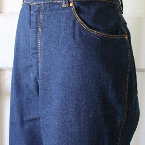 Vintage 1970s Dark Wash Denim Jeans / 70s Deadstock Sears - Etsy